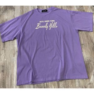 Homme Femme Mens Lavendar Beverly Hills T-shirt Sz 3XL XXXL